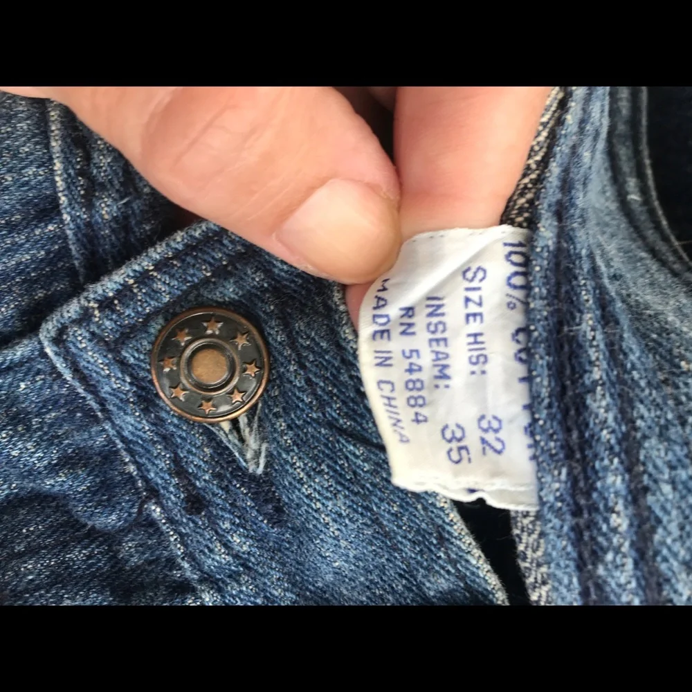 RARE Vintage Beau Jacques unique jeans 32/34 Pin stripe Excellent condition